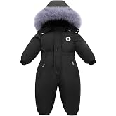 Srkrando Baby Boy Snowsuit Coat Toddler Girl Winter Jacket Kid Fleece Snow Suits Clothes