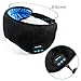 Sleep Headphones,Lavince Wireless Bluetooth Headphones Music Travel Sleeping Headset 4.2 Bluetooth Eye Mask Handsfree Sleep Eye Shades Built-in Speakers Microphone Washable Black