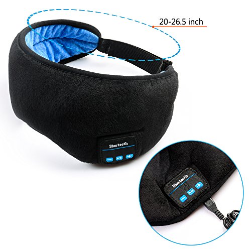 image for Bluetooth Sleeping Eye Mask Headphones,Lavince Wireless Bluetooth Head