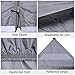 RVMasking Upgraded Waterproof Class C RV Cover, Fits 26'-29' RVs - Easy Installaiton Anti-UV Ripstop Camper Cover with Adhesive Repair Patch