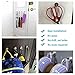 Wsky Strong 65LB Neodymium Magnetic Hooks Set of 4 and Bonus 12 Pound Hook - Great For Your Refrigerator And Other Magnetic Surfaces