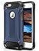 WOLLONY iPhone 5S Case,iPhone SE Case, Rugged Hybrid Dual Layer Armor Protective Case Shockproof Cover for iPhone SE,5,5S Heavy Duty Slim Hard Shell Protection Impact Resistant Bumper(Deep Blue)