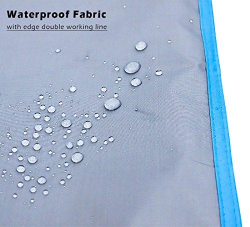 Survivalist Sand Proof Oxford Fabric Picnic Blanket Waterproof Sunshade Shelter Tent Footprint Ground Cover Beach Blanket Rain Fly Sheet Beach Mat