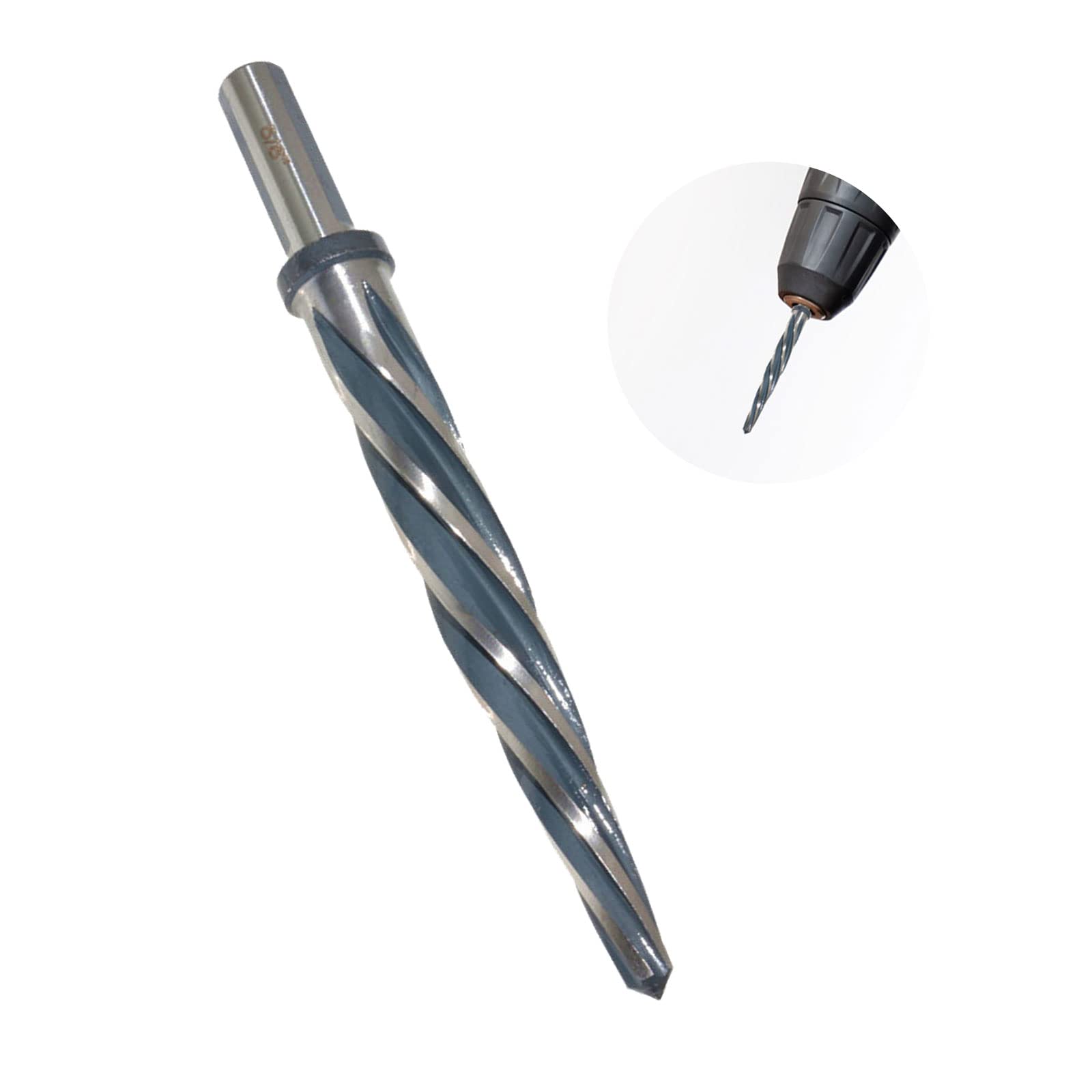 5/8" Drill Bridge, Construction Reamer Bit with 1/2" Shank, Construction Reamer for Steel Metal Wood Alloy Drilling Hole