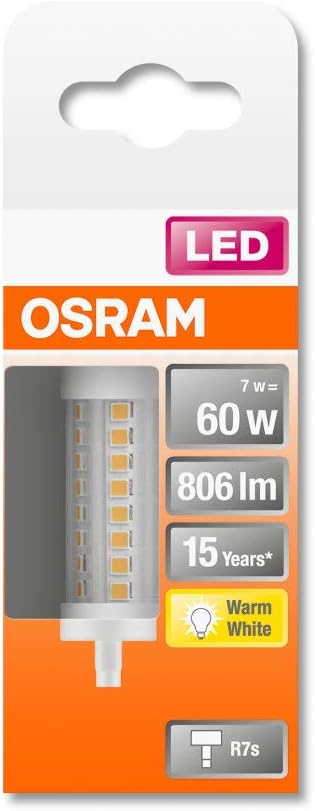 OSRAM LED LINE R7S, Warm White - 60w Replacement, Single-Pack - Image 3