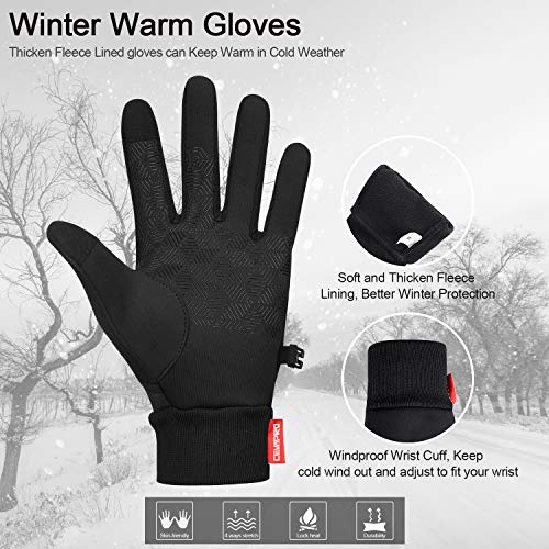 image for Cevapro Touch Screen Gloves, Winter Warm Gloves Cycling Gloves Lightwe