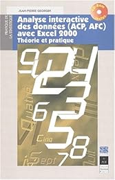 Analyse interactive des données (ACP, AFC) avec Excel 2000