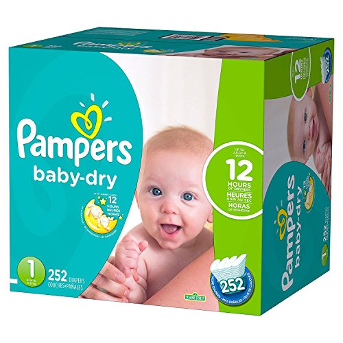 pampers baby dry diapers size 1