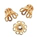 100pcs Gold Plated Filligree Flower Cup Shape Bead Caps 7mm ~Jewelry Making~
