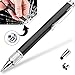 Olixar Glass Breaking Pen - 3 in 1 Stylus/Tactical Pen - Glass Breaker Tool - Survival + Emergency Executive Stylus - Black