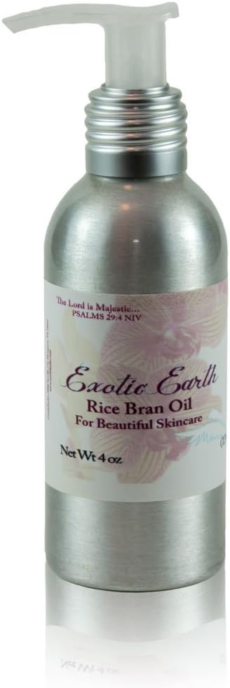 Castle Baths - Exotic Earth Organic Rice Bran Oil for Skin - 4 oz