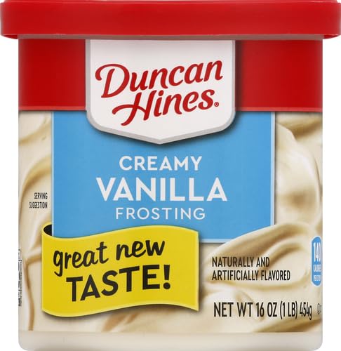 DUNCAN HINES CREAMY VANILLA FLAVORED FROSTING, EASTER BAKING, 16 OZ.