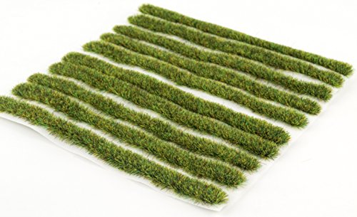 WWS War World Scenics WWScenics Statische Grasfasern Gras-Streifen x 10 | 4mm Frühling | GSTSPR4 | für Modellbau… – Bild 4