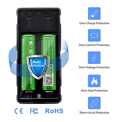 4 Battery+ESYB+Rechargeable+Flashlight+Handheld