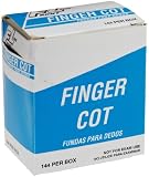 Frontline 2436 Front Line Rubber Large Finger Cot, Blue (Pack of 144)