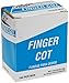 Frontline 2436 Front Line Rubber Large Finger Cot, Blue (Pack of 144)