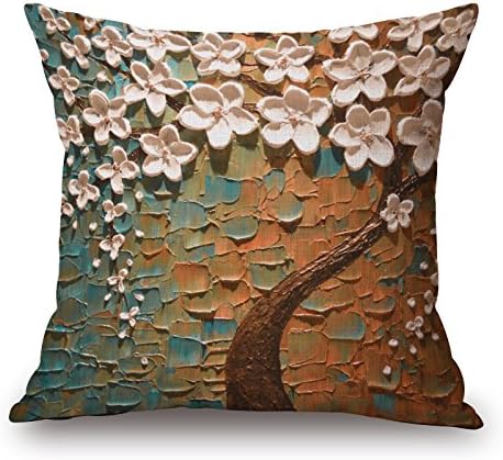 20 X 20 Inches / 50 By 50 Cm Plant Pillow Cases 2 Sides Is Fit For Bf Kids Girls Boy Friend Lounge Bedroom Adults