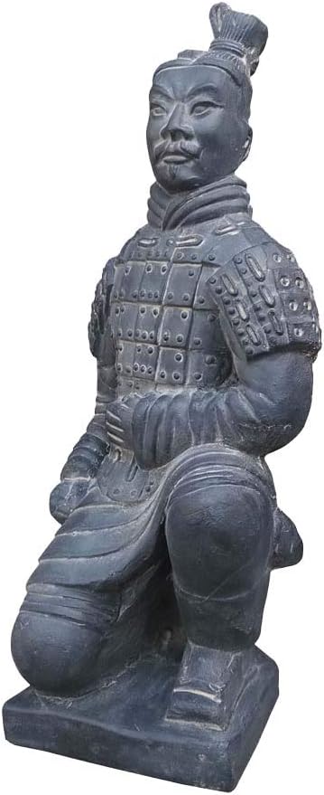 Qin Terracotta Warriors and Horses Statue Sculptures, Clay Chinese Soldiers and Warriors Art Statue Models