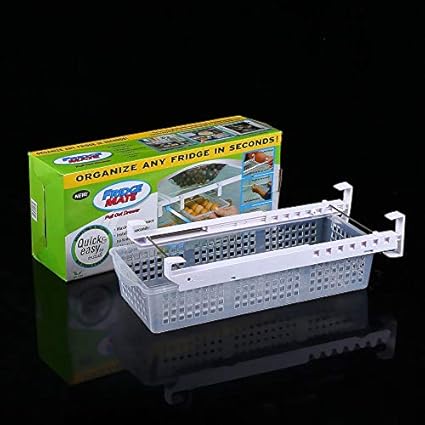 Amazon Com Holarose Adjustable And Stretchable Fridge Organizer