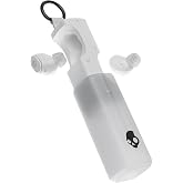 Skullcandy Dime 360 Wireless Earbuds with Clip-Anywhere Case - Bone | In-Ear Fit, Bluetooth, Noise Isolating, 28 Hours Battery, Microphone for iPhone Android, Easy Clip-On Design for Travel