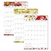 Cabbrix Wall Calendar 2024, Runs from Now to Dec 2024, Perfect for Home Schooling Plan and Study, Ruled Blocks, 15 x 12 Inches