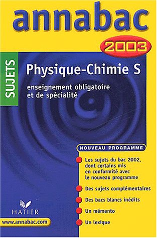 Physique-chimie S
