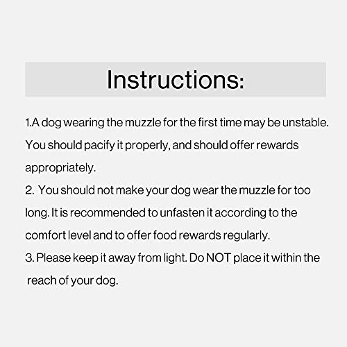pidan Dog Muzzle Anti Bite Pet Muzzles Mouth Cover Adjustable Prevent from Biting Barking and Chewing TPR for Small Medium Dog(Rhinoceros Type) (S) - Thumbnail 6