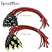 Igreeman 20 Pair DC Power Pigtail Male & Female Cable (Upgrated 18AWG) with 2.1mm x 5.5mm Connectors for Home Security Surveillance Camera Power Adapter and Party lighting Power Connection