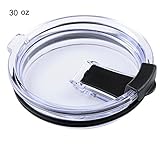 EasyULT Yeti lids 30 oz spill proof,EasyULT Spill Proof Lid for Yeti Rambler, RTIC, Ozark Trails and most other 30 ounces tumblers(Only Apply to 30 oz)
