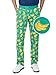 Tipsy Elves Green Bogey Banana Golf Pants for Men Size Large