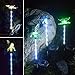 Dolucky 4-Piece Floral Landscape Accent Set - 16 Oversized Lily Blossom Decor with Multicolor LED Illumination for Patio, Lawn and Yard Enhancement. Weather-Resistant Auto-Glow Blossoms