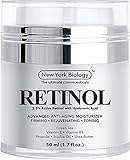Retinol Cream Moisturizer with Hyaluronic Acid - Daily Moisturizing Cream Helps Fight Signs of Aging and Get Rid of Wrinkles from Face and Eye Area 1.7 fl oz