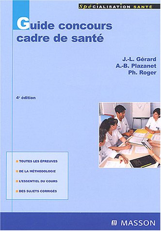 Guide concours cadre de santé