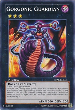 Yu-Gi-Oh! - Gorgonic Guardian (LVAL-EN051) - Legacy of the Valiant - Unlimited Edition - Common