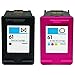 Houseoftoners Remanufactured 3-Pack Ink Cartridge, Replacement for HP 61XL Black and Color Envy 4500 5530 5534 5535 Deskjet 1000 1056 1010 1510 1512 2540 3050 050A Officejet (2-Black & 1-Color)