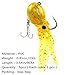 East Rain Artificial Octopus Swimbait with Skirt Tail Lingcod Rockfish Jigs for Saltwater Fishing Big Game (PVC,3.54/7.87/9.45inch,0.81/6.35/9.88oz,Mulit-Colors Option)