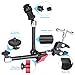 Double-Head DSLR Camera Magic Arm Articulating Israeli Friction Arm Video Rig Camera Clamp Mount Holder Compatible with Sony Canon Nikon Action Camera+ Smartphone+LED/Flash Light/LCD Monitor