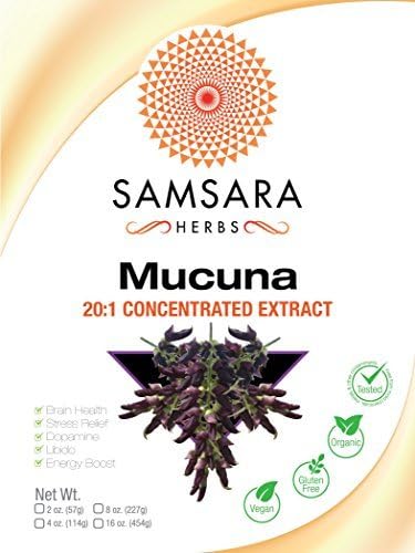 Mucuna Extract Powder (16oz) by Samsara Herbs