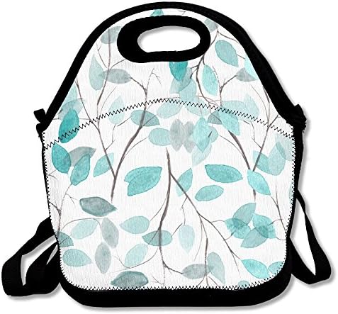Marvin Conrad The Blue And White Rattan Is Full Of Freshness Lunch Bag Tote For School Work Outdoor