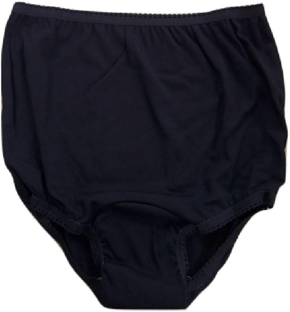 Undercover Ladies Plain White & Black Incontinence Briefs Pants