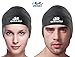 OMID Swim Cap with Ear Pockets Protection, 100% Silicone Great Elasticity and Durable for Teenagers and Unisex Adults, Ergonomic Design Long Hair Swimming Caps