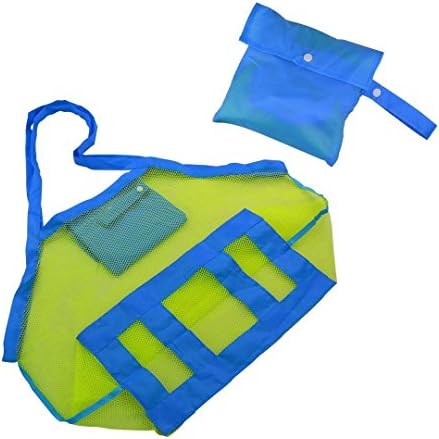 RichStar Large Mesh Beach Toy Bags - Perfect for Holding Children's Toys Stay Away From Sand and Water