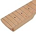 BQLZR Maple Wood 21 Fret Right-handed Clear Satin 5 String Electric Bass Neck Parts Replacement