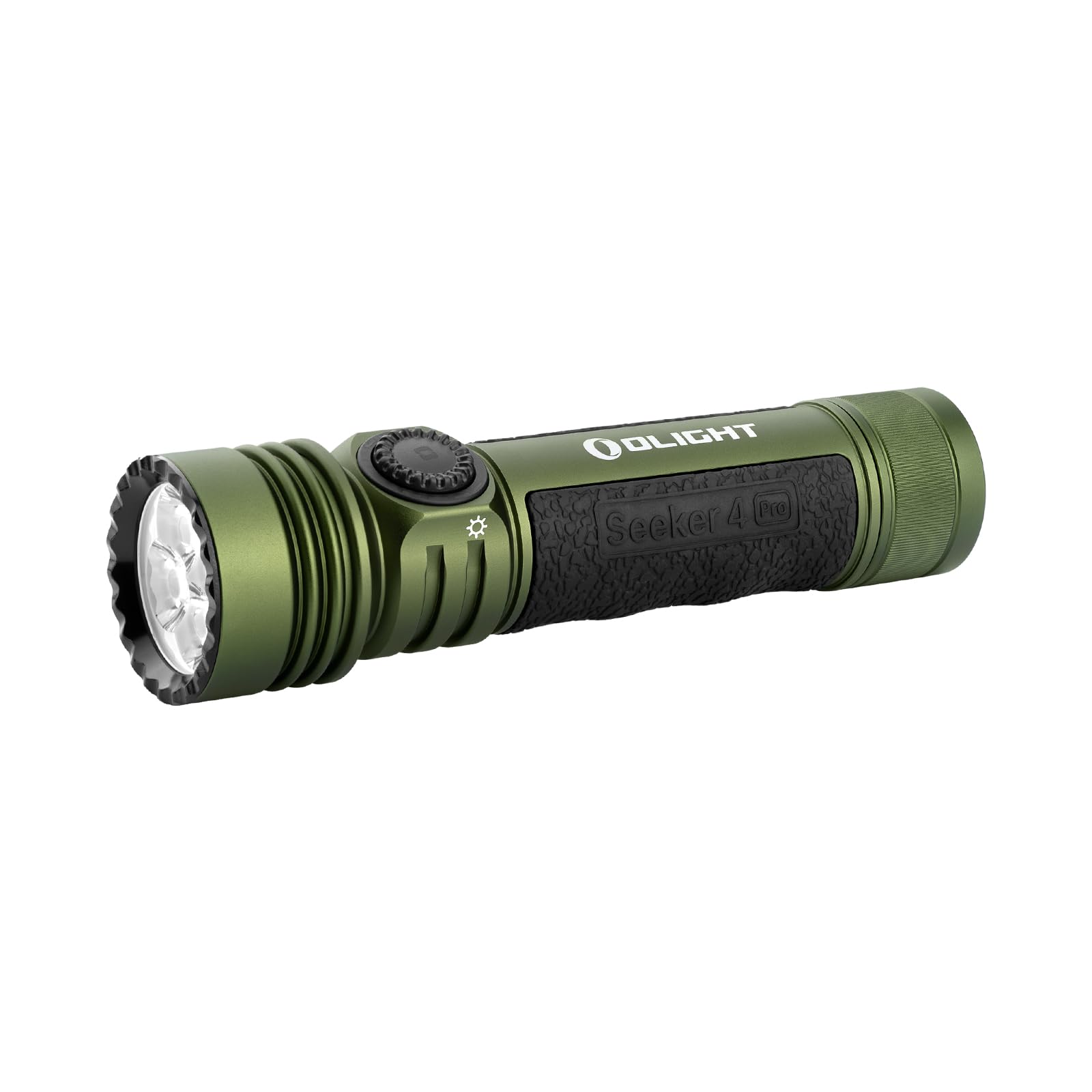 OLIGHT Seeker 4 Pro 4600 High Lumens Rechargeable Torch USB-C Holster or Magnetic Charging, Powerful Bright Flashlight for Emergencies, Camping, Searching (Cool White (5700K~7000K), OD Green) — image 1