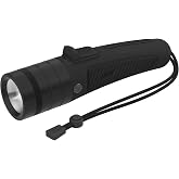 CRESSI Underwater Flashlight - 1600 Lumens for Low-Visibility Waters, Ergonomic Design &ndash; Hunt Flashlight - Designed in Italy