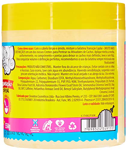 Salon Line Linha Tratamento Todecacho Gelatina Transicao Capilar Muito Mais Definicao 550 Gr Treatment Curls Collection More Definition Transition Hair Gelatin Net 19 4 Oz Pricepulse