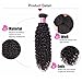 Ali Julia 10A Brazilian Virgin Curly Hair Weave one Bundle Deal Human Hair Weft Extensions Natural Color(8 inch)