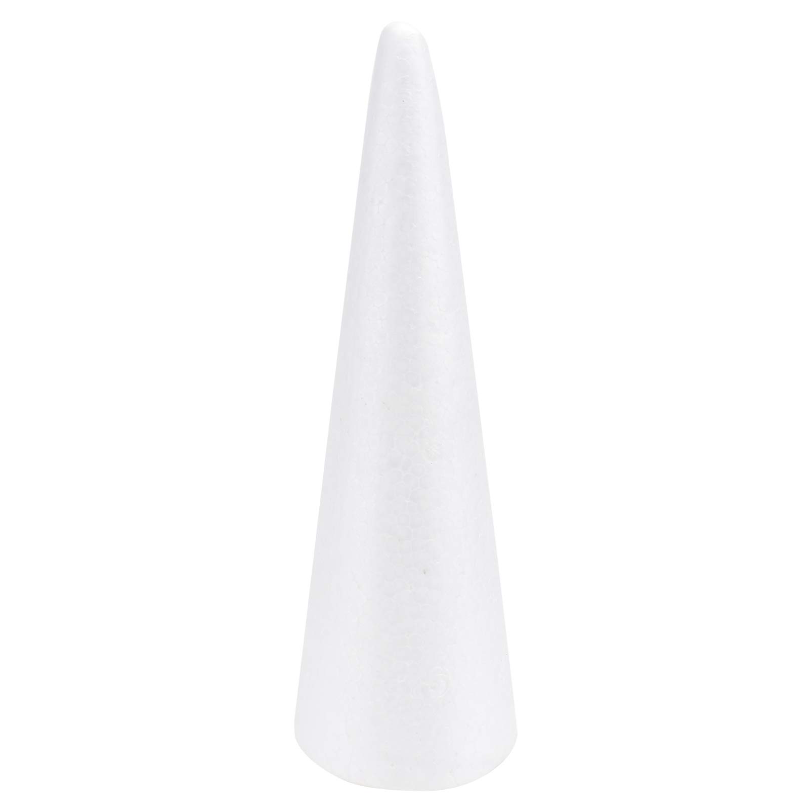 1Pc 30CM Cone White DIY Cone Foam Blank Cone Shaped for Modeling Craft DIY, Christmas, Home Decorations