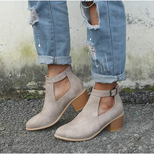 4 Sandals+THENLIAN+Ladies+Square+Fashion
