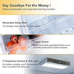 Frestec 12.1 CU' Refrigerator with